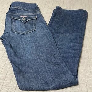 Hudson Bootcut Size 27 Women’s Blue Denim Jeans W170DMH Back Button Flap Pocket